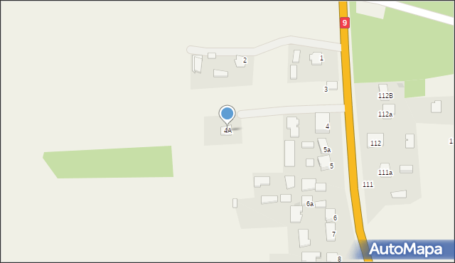 Hadykówka, Hadykówka, 4A, mapa Hadykówka