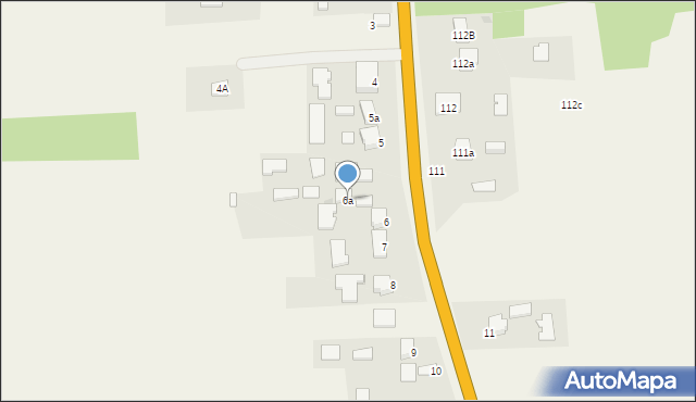 Hadykówka, Hadykówka, 6a, mapa Hadykówka