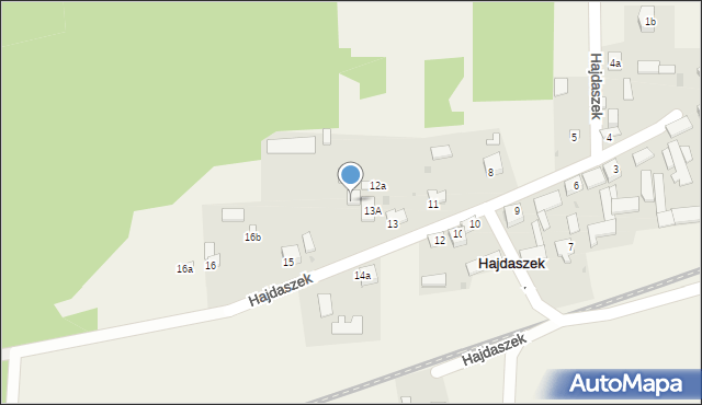 Hajdaszek, Hajdaszek, 15a, mapa Hajdaszek