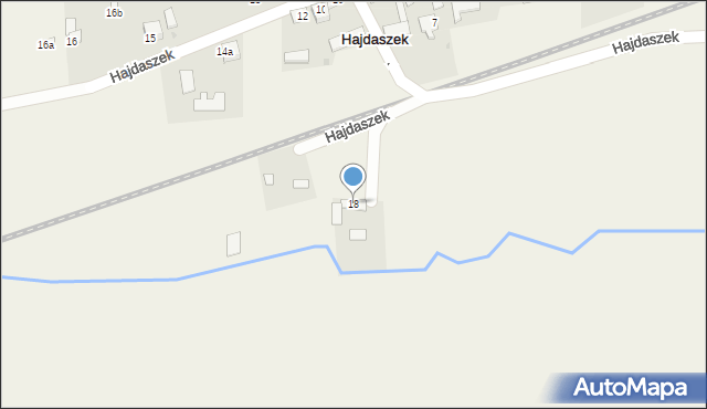 Hajdaszek, Hajdaszek, 18, mapa Hajdaszek