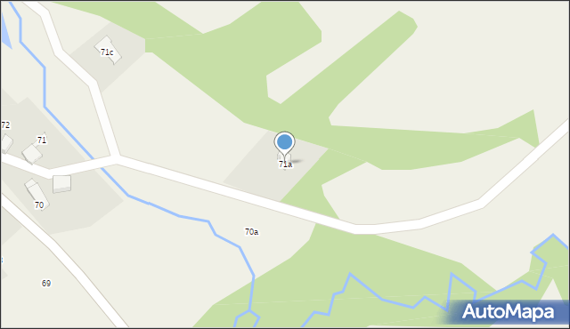 Hajduki Nyskie, Hajduki Nyskie, 71a, mapa Hajduki Nyskie