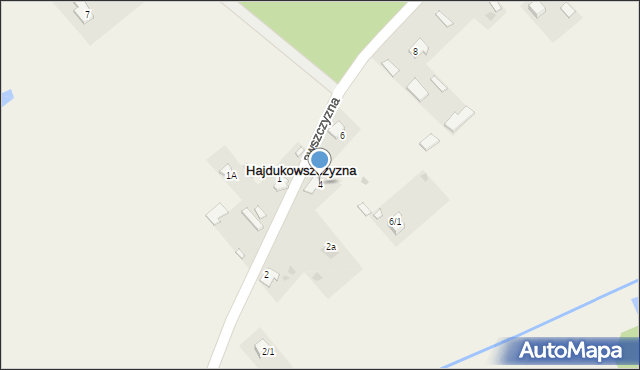 Hajdukowszczyzna, Hajdukowszczyzna, 4, mapa Hajdukowszczyzna