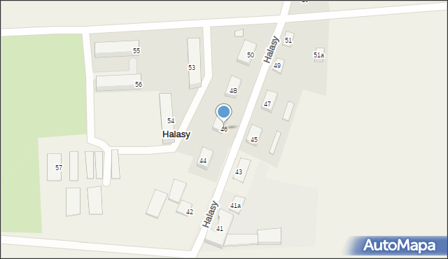 Halasy, Halasy, 46, mapa Halasy