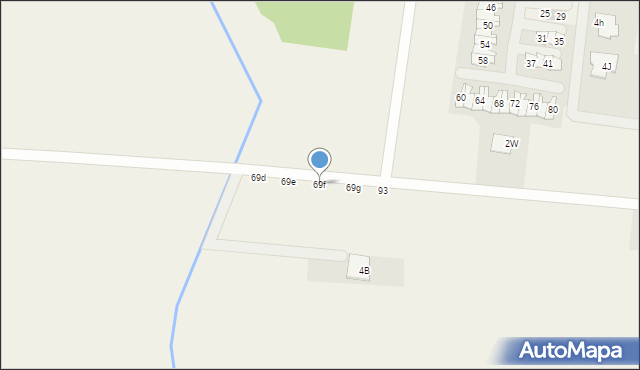 Halickie, Halickie, 69f, mapa Halickie