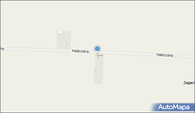 Haliczany, Haliczany, 2, mapa Haliczany