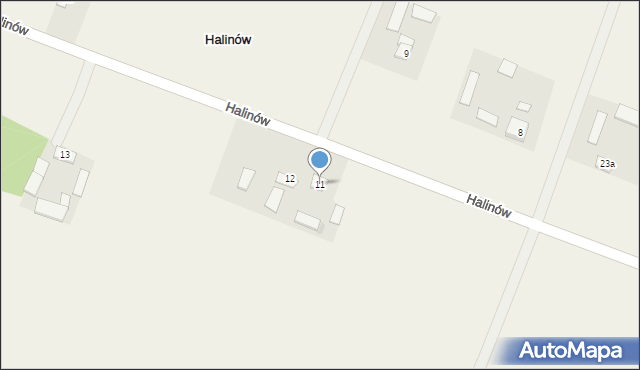 Halinów, Halinów, 11, mapa Halinów