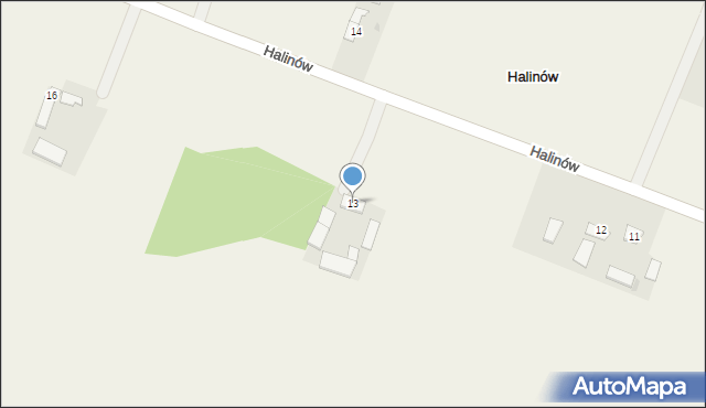 Halinów, Halinów, 13, mapa Halinów