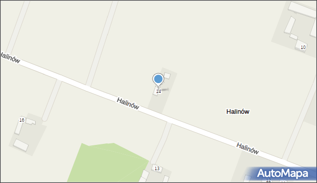 Halinów, Halinów, 14, mapa Halinów