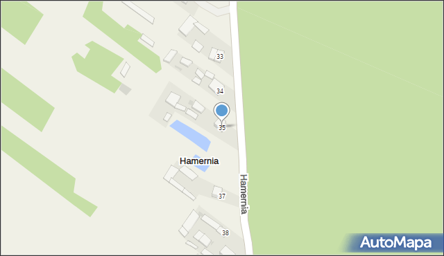 Hamernia, Hamernia, 35, mapa Hamernia