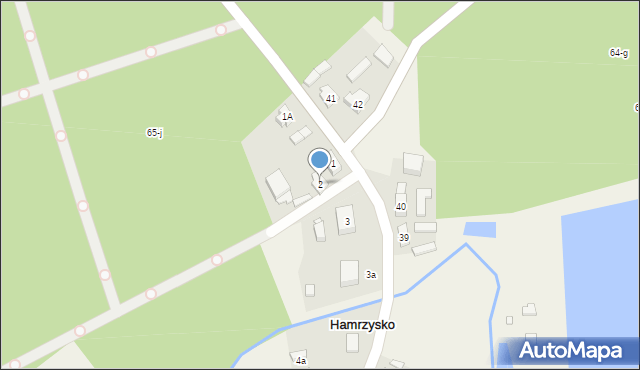 Hamrzysko, Hamrzysko, 2, mapa Hamrzysko