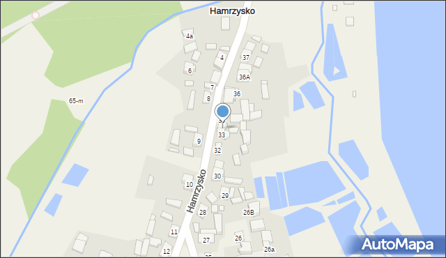 Hamrzysko, Hamrzysko, 34, mapa Hamrzysko