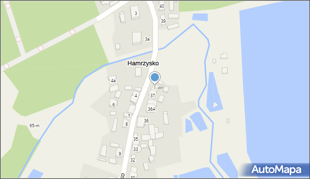 Hamrzysko, Hamrzysko, 38, mapa Hamrzysko