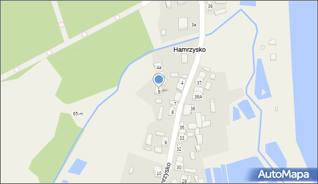 Hamrzysko, Hamrzysko, 6, mapa Hamrzysko