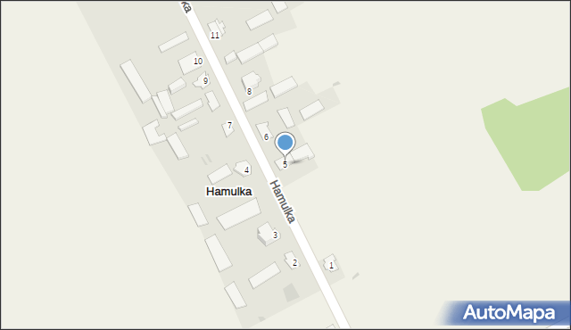Hamulka, Hamulka, 5, mapa Hamulka