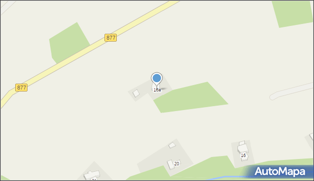 Handzlówka, Handzlówka, 16a, mapa Handzlówka