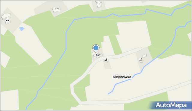 Handzlówka, Handzlówka, 18A, mapa Handzlówka