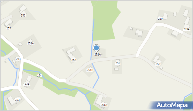 Handzlówka, Handzlówka, 252b, mapa Handzlówka