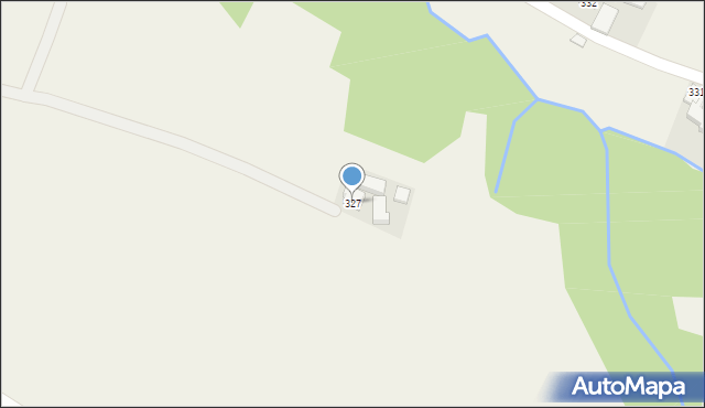 Handzlówka, Handzlówka, 327, mapa Handzlówka