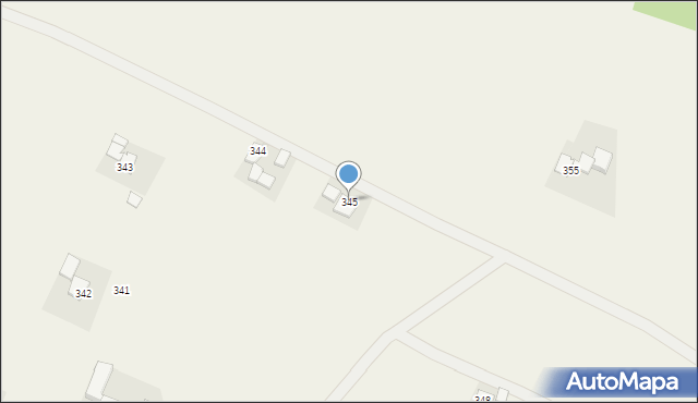 Handzlówka, Handzlówka, 345, mapa Handzlówka