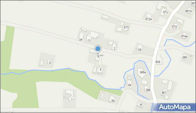 Handzlówka, Handzlówka, 4, mapa Handzlówka