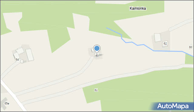 Handzlówka, Handzlówka, 63, mapa Handzlówka