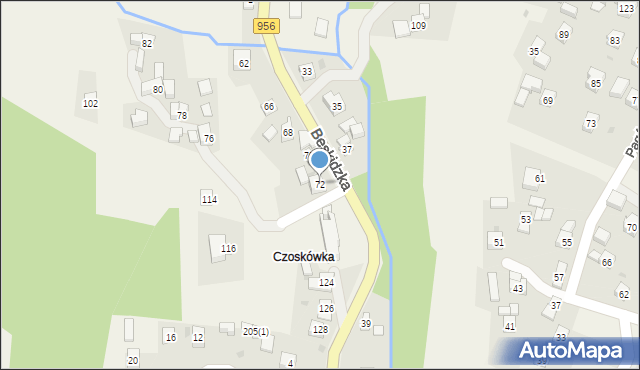 Harbutowice, Harbutowice, 274, mapa Harbutowice