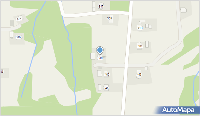 Harklowa, Harklowa, 348, mapa Harklowa