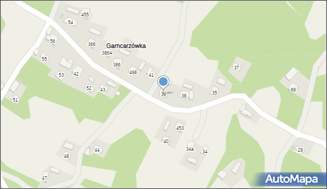 Harklowa, Harklowa, 39, mapa Harklowa
