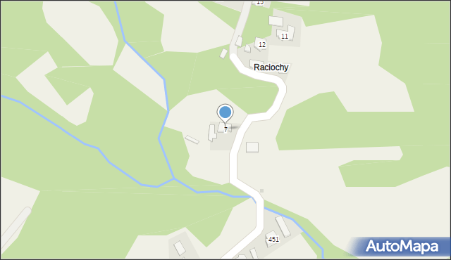 Harklowa, Harklowa, 7, mapa Harklowa