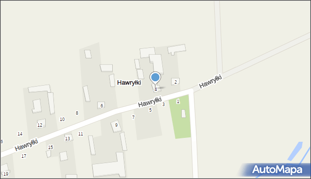 Hawryłki, Hawryłki, 4, mapa Hawryłki
