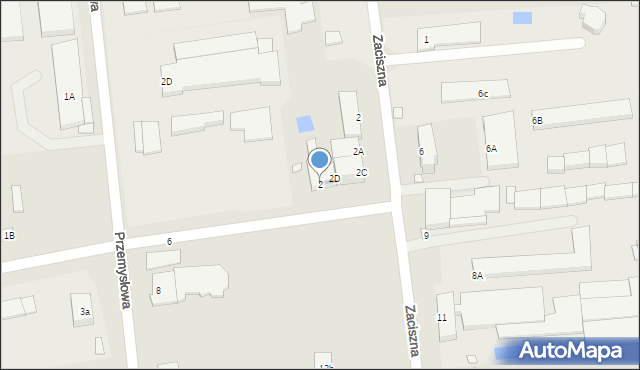 Jarocin, Handlowa, 2, mapa Jarocin