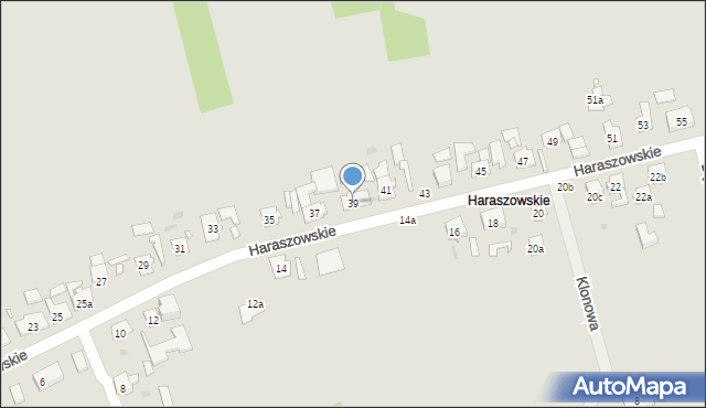 Kolonowskie, Haraszowskie, 39, mapa Kolonowskie