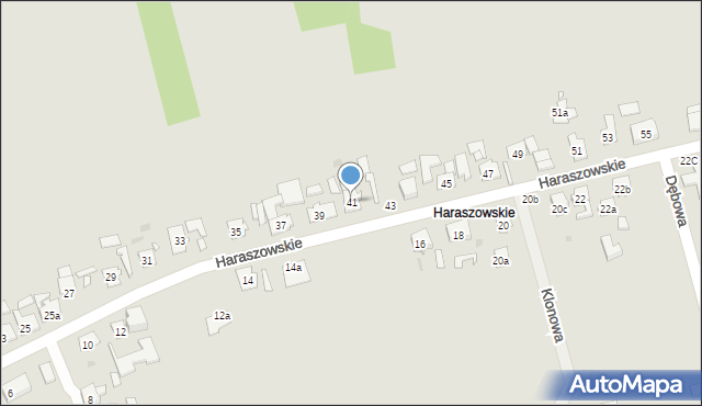 Kolonowskie, Haraszowskie, 41, mapa Kolonowskie