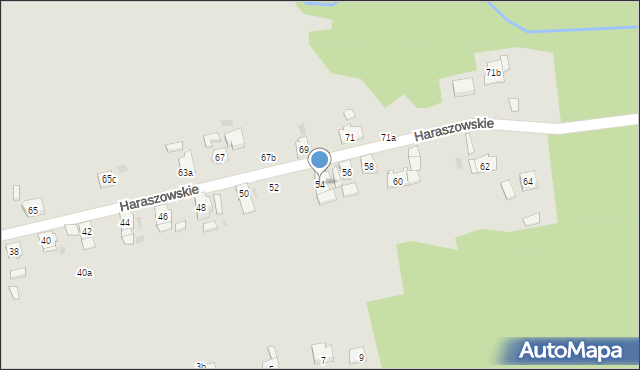 Kolonowskie, Haraszowskie, 54, mapa Kolonowskie