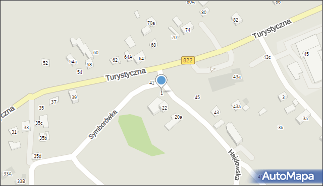 Lublin, Hajdowska, 1, mapa Lublina