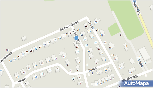 Nowa Ruda, Harcerska, 15, mapa Nowa Ruda