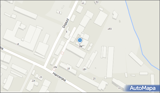 Środa Wielkopolska, Harcerska, 18e, mapa Środa Wielkopolska