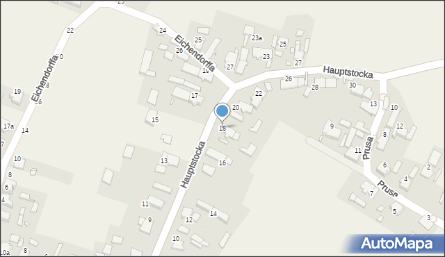 Staniszcze Małe, Hauptstocka G., 18, mapa Staniszcze Małe