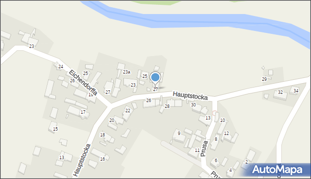 Staniszcze Małe, Hauptstocka G., 27, mapa Staniszcze Małe