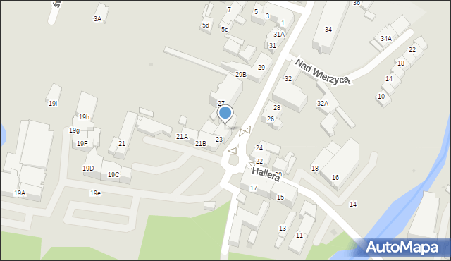 Starogard Gdański, Hallera Józefa, gen., 25, mapa Starogard Gdański