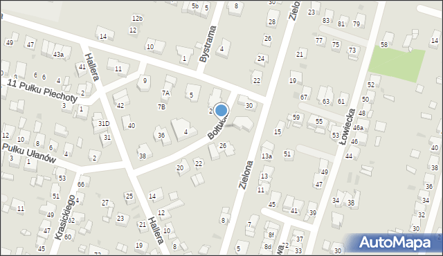 Tarnowskie Góry, Hallera Józefa, gen., 26b, mapa Tarnowskie Góry