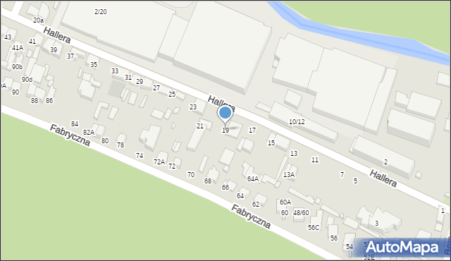 Tomaszów Mazowiecki, Hallera Józefa, gen., 19, mapa Tomaszów Mazowiecki