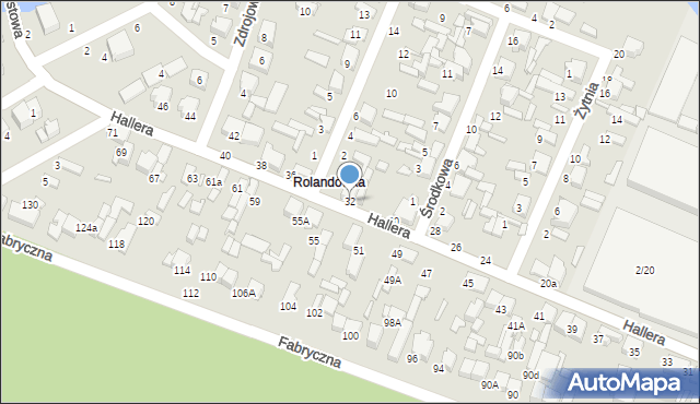 Tomaszów Mazowiecki, Hallera Józefa, gen., 32, mapa Tomaszów Mazowiecki