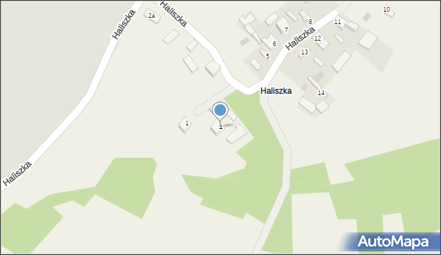 Ujazd, Haliszka, 4, mapa Ujazd