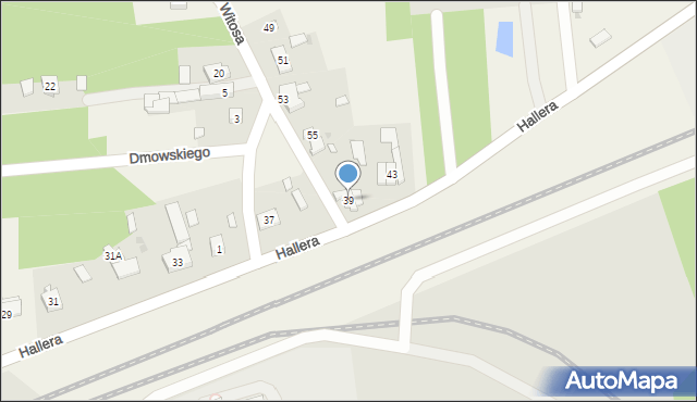 Wiewiórczyn, Hallera Józefa, gen., 39, mapa Wiewiórczyn