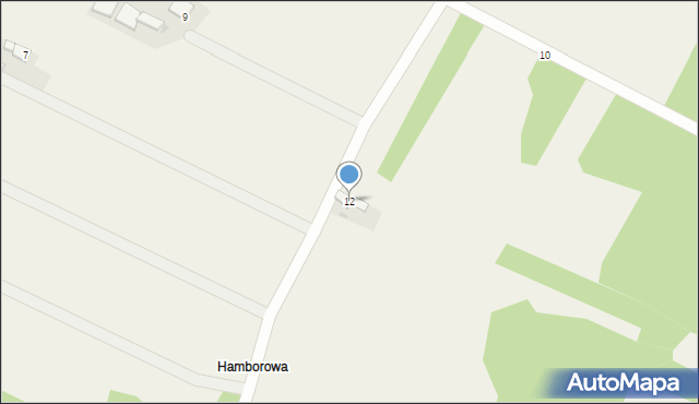 Wólka Pytowska, Hamborowa, 12, mapa Wólka Pytowska