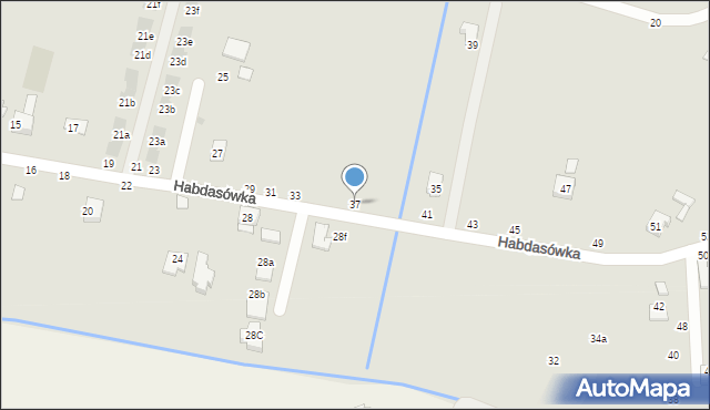 Żywiec, Habdasówka, 37, mapa Żywiec