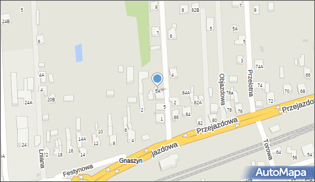 Częstochowa, Helska, 5A, mapa Częstochowy