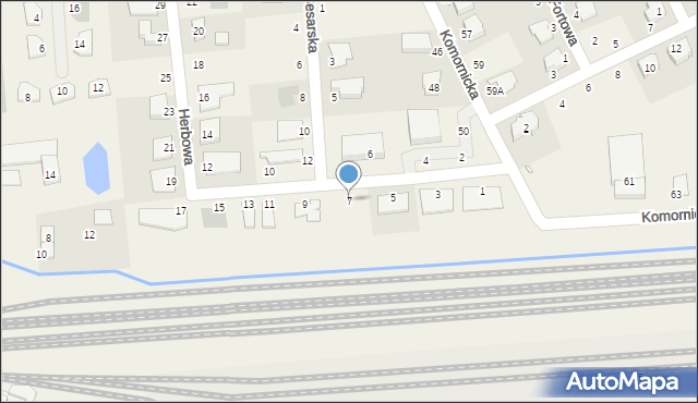 Dąbrówka, Herbowa, 7, mapa Dąbrówka