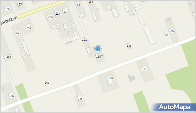 Hedwiżyn, Hedwiżyn, 18b, mapa Hedwiżyn